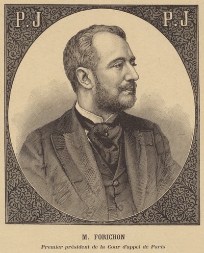Emile Forichon, President of the Court of Appeal of Paris by French School